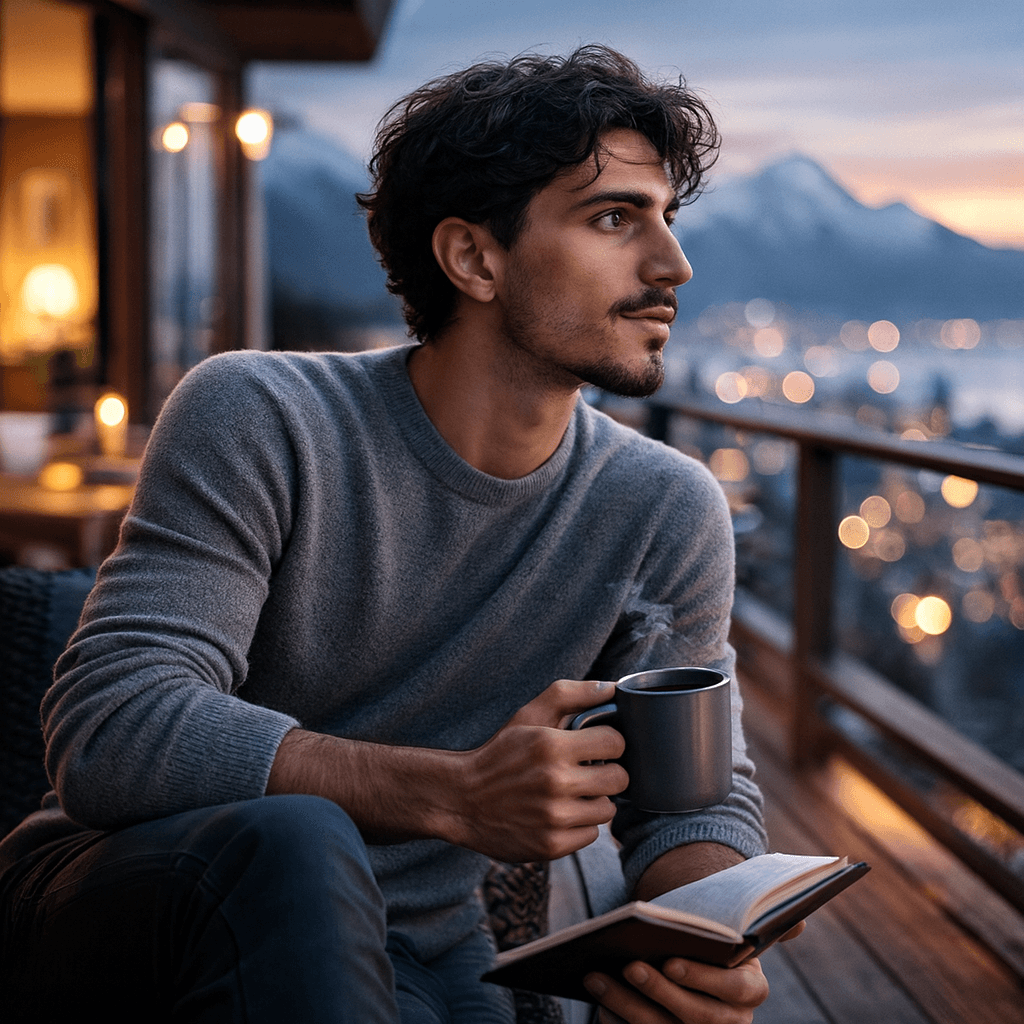 General AI portrait example used for a dating photo comparison