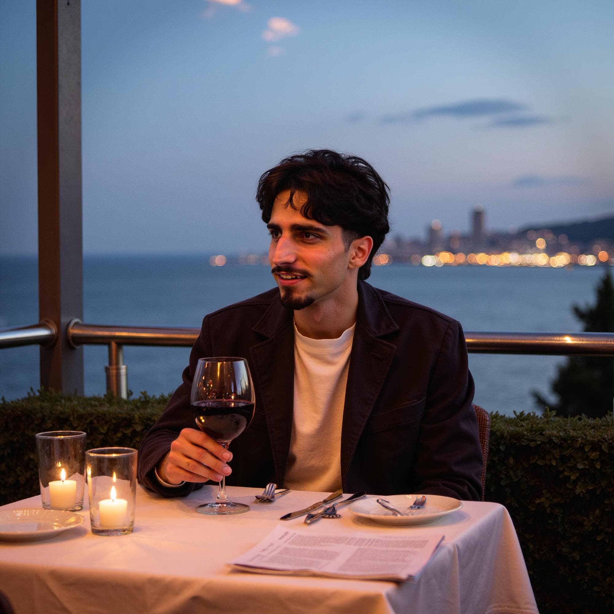 Polished AI dating photo style: Considered outfit and lighting