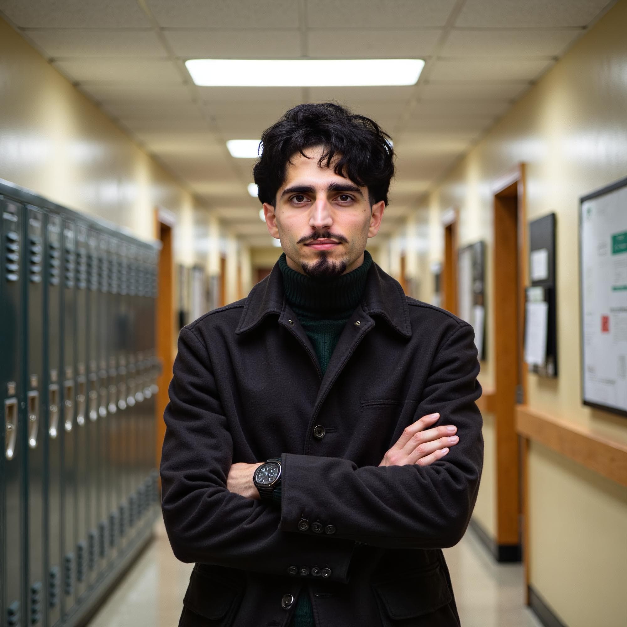 Scholar AI dating photo style: Quiet, thoughtful setting
